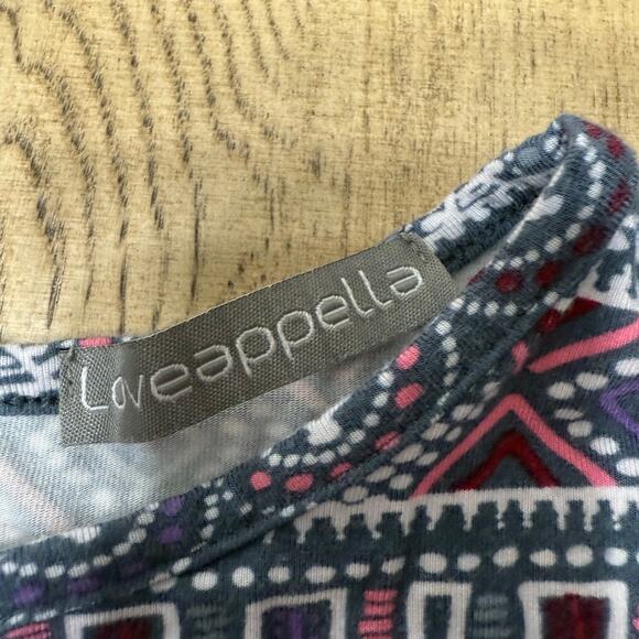 Loveappella Purple Geometric‎ Print Mini Dress - Picture 3 of 10